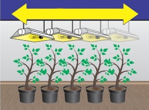 купить Лайтмувер (light mover) передвижение света НАД РАСТЕНИЯМИ