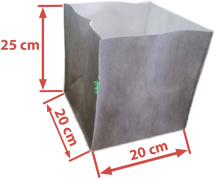 Горшок тканевой цветочный Growbag опт